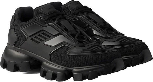 Prada Men's Cloudbust Thunder Knit Fabric Sneakers