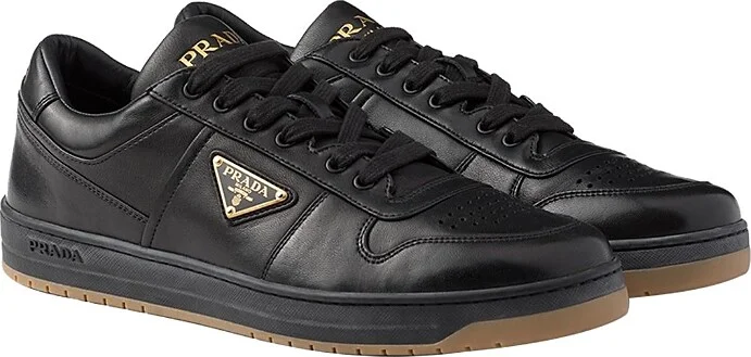 Prada Men's Downtown Nappa Leather Sneakers