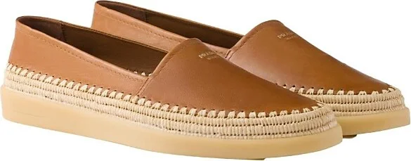 Prada Men's Nappa Leather Espadrilles Loafers