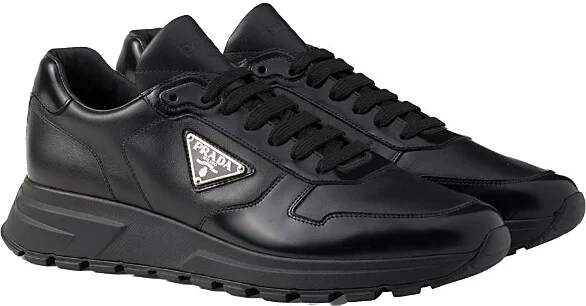 Prada Men's Prax 01 Leather Sneakers