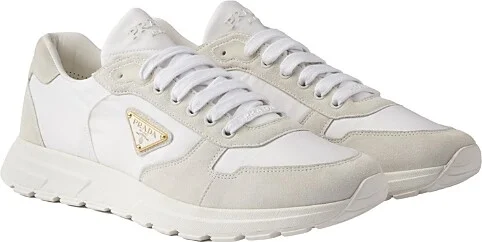 Prada Men's Prax 2.0 Re-Nylon and Suede Sneakers
