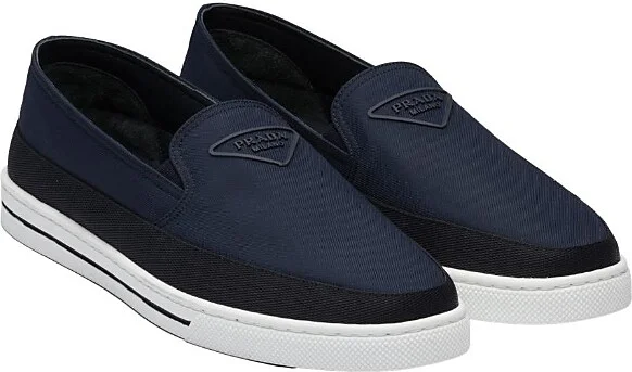 Prada Men's Re-Nylon Slip-On Sneakers