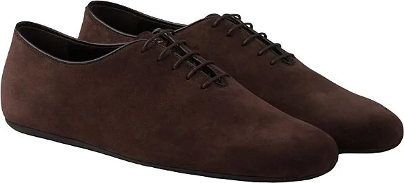 Prada Men's Suede Laced Shoes