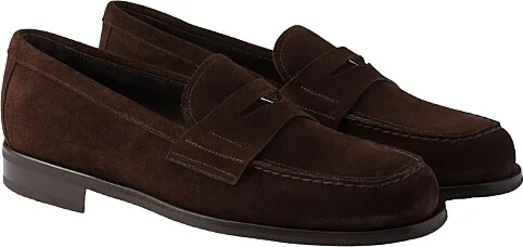 Prada Men's Suede Loafers