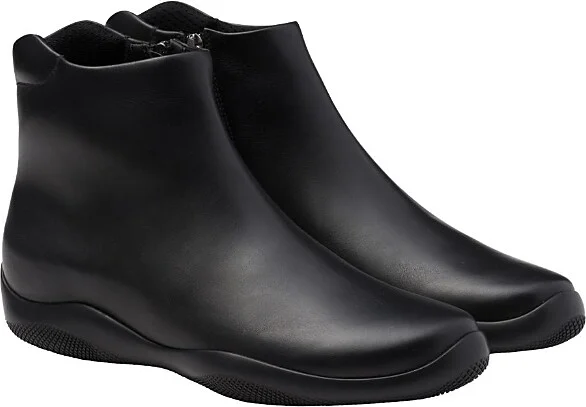 Prada Men's Toblach High-Top Sneakers Boots