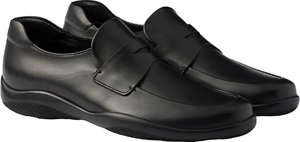 Prada Men's Toblach Leather Loafers