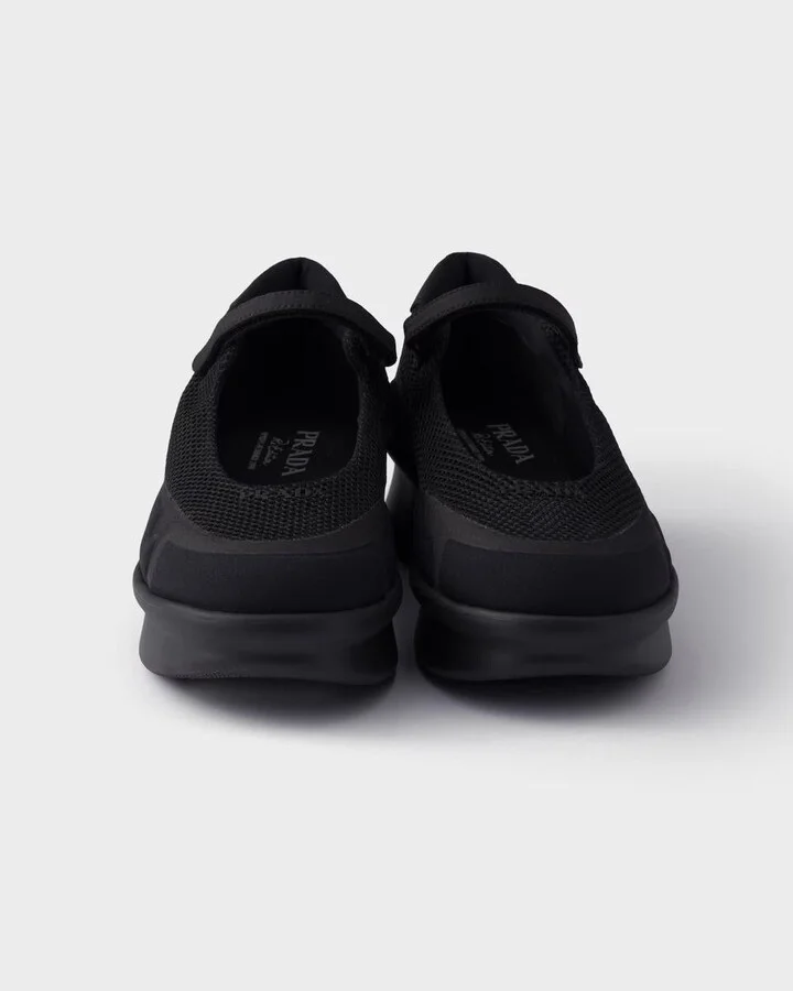 Prada Mesh Fabric Ballerinas Flat - Image 5