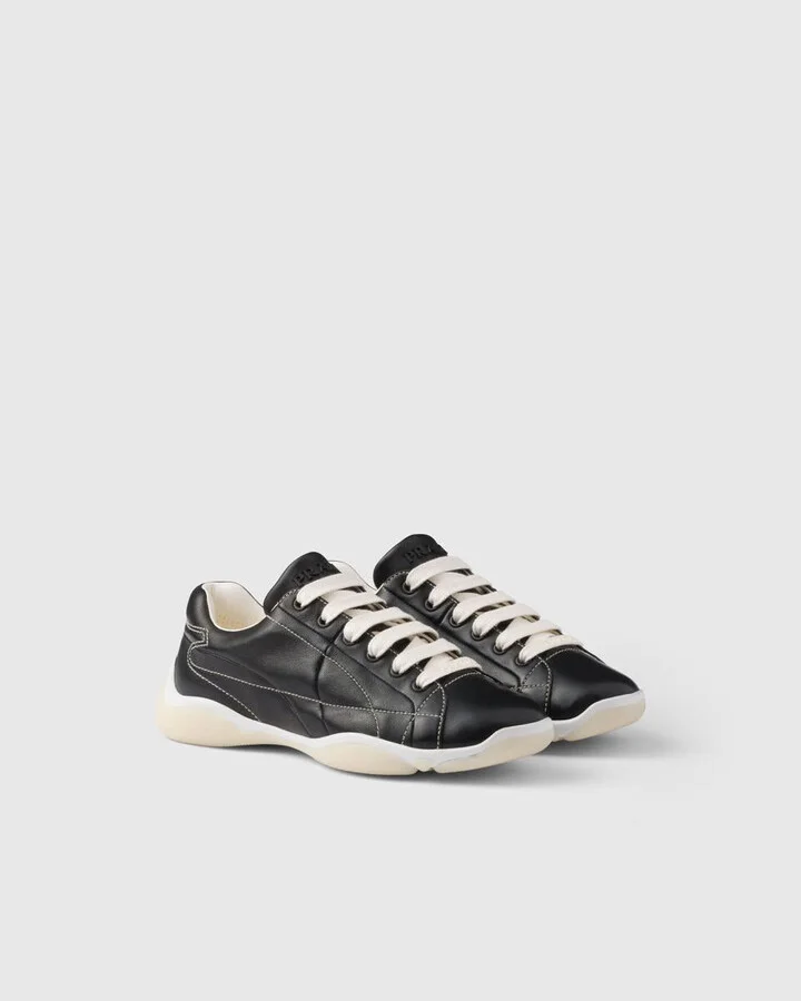 Prada Nappa Leather Sneakers - Image 2
