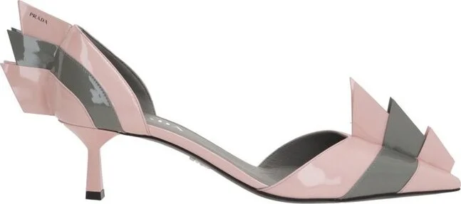 Prada Panelled Slip-On Pumps
