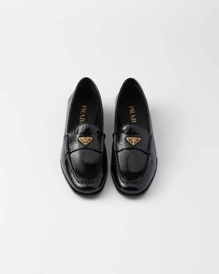 Prada Patent Leather Loafers - Image 2