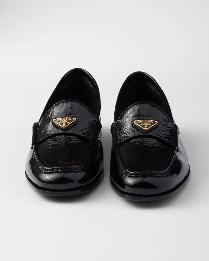 Prada Patent Leather Loafers - Image 4