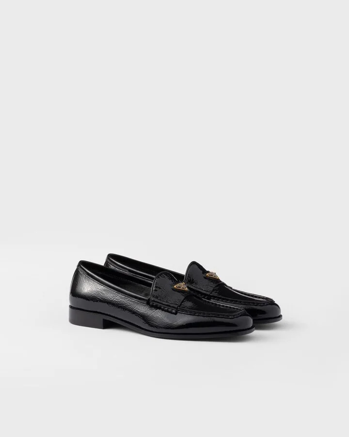 Prada Patent Leather Loafers - Image 5