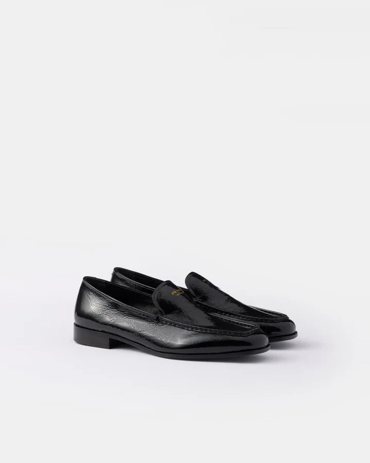 Prada Patent Leather Loafers - Image 2