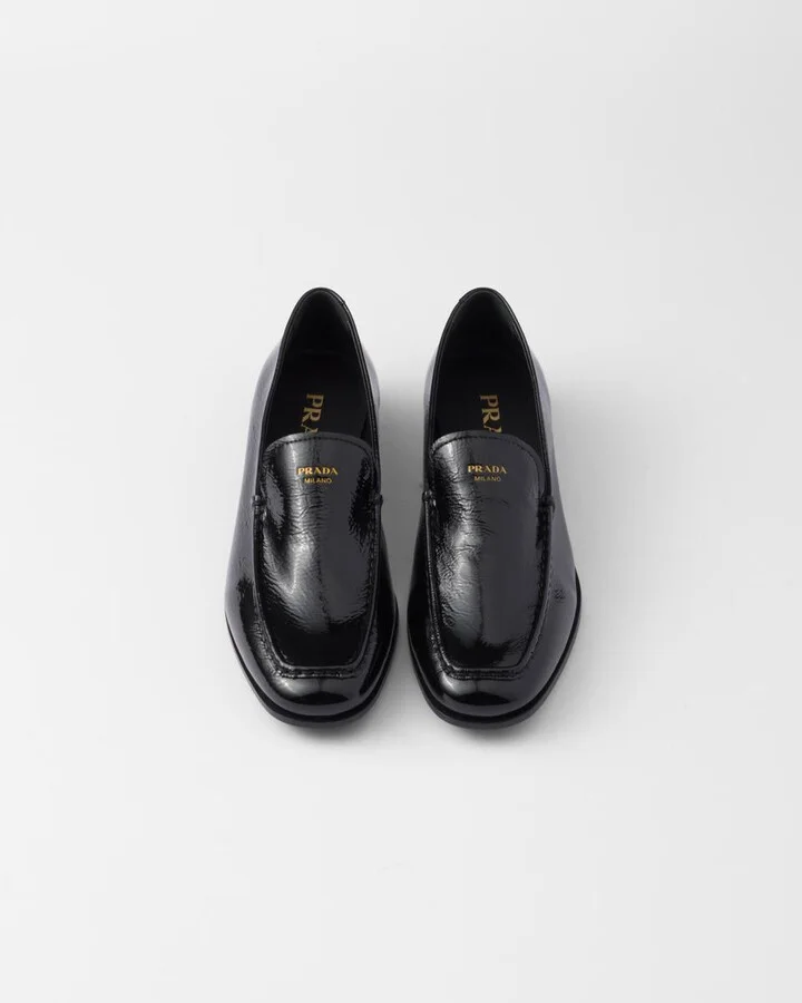 Prada Patent Leather Loafers - Image 3