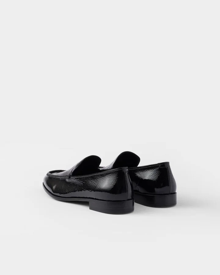 Prada Patent Leather Loafers - Image 4