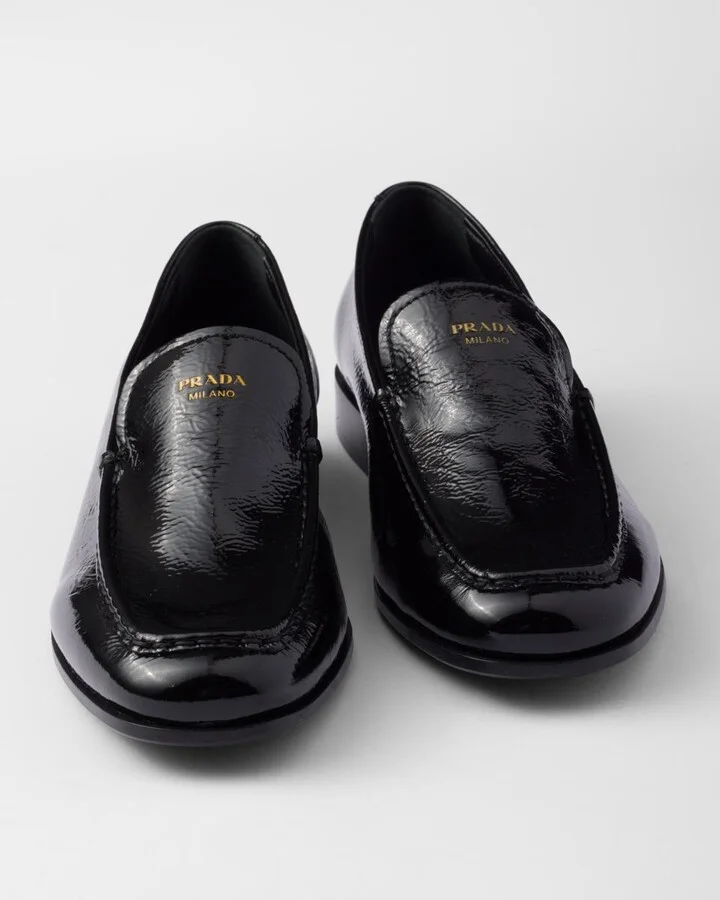 Prada Patent Leather Loafers - Image 5