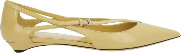 Prada Pointed-Toe Ballet Flats