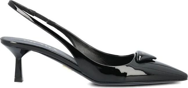 Prada Pointed Toe Slingback Pumps
