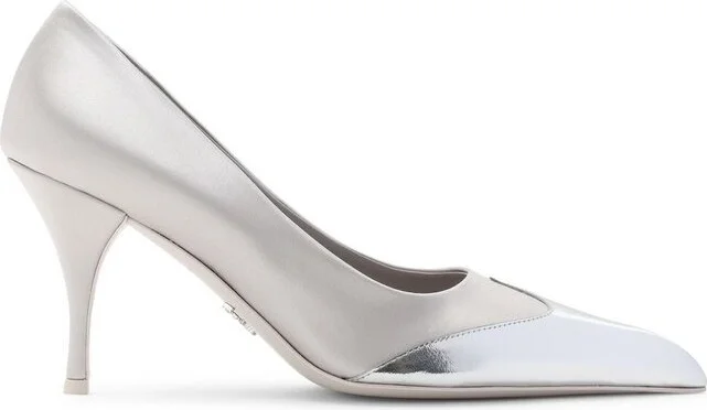 Prada Pointed Toe Slip-On Pumps