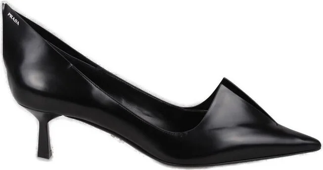 Prada Pointed-Toe Slip-On Pumps