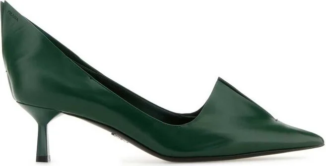 Prada Pointed-Toe Slip-On Pumps