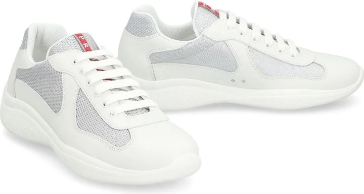 Prada Prada America'S Cup Low-Top Sneakers - Image 3