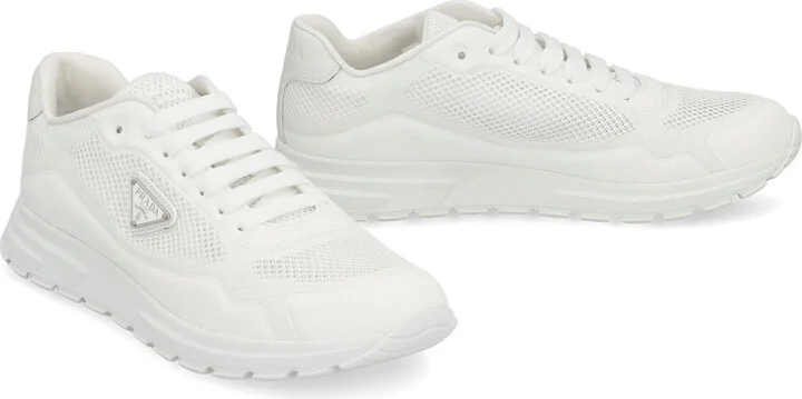 Prada Prax 2.0 Fabric Low-Top Sneakers - Image 3