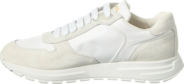 Prada Prax Re-Nylon & Leather Sneaker - Image 2