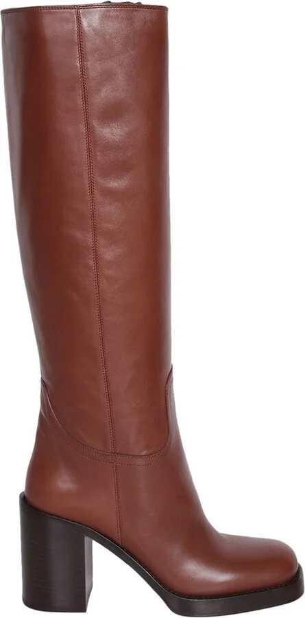Prada Round-Toe Boots