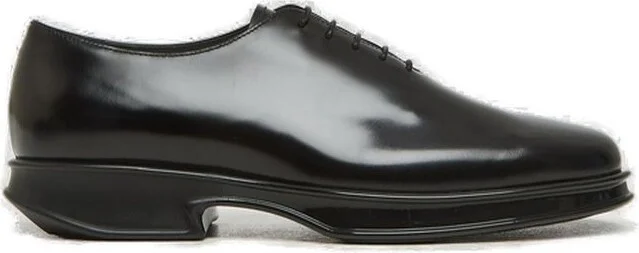 Prada Round-Toe Lace-Up Shoes