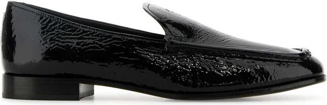 Prada Round-Toe Slip-On Loafers