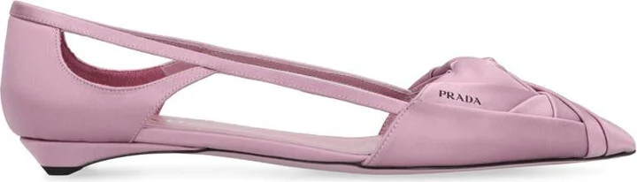 Prada Satin Ballet Flats