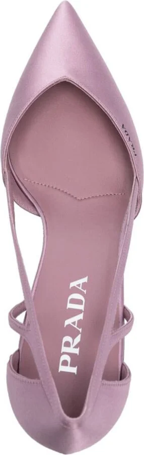 Prada Satin Cut-Out Pumps - Image 4