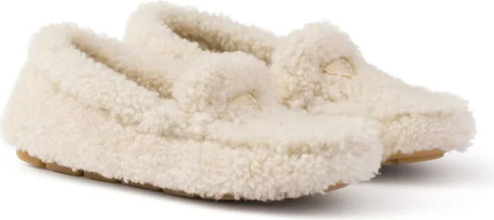 Prada Shearling Driving Shoes - Image 2