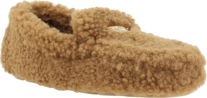 Prada Shearling Loafers - Image 2