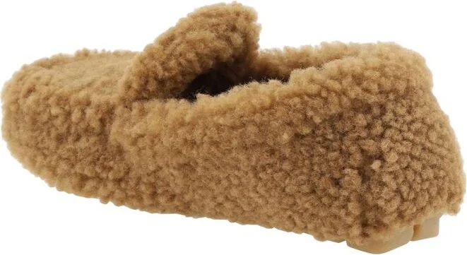 Prada Shearling Loafers - Image 3