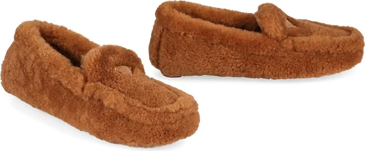 Prada Shearling Loafers - Image 3