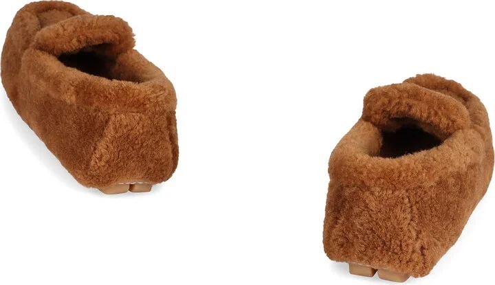 Prada Shearling Loafers - Image 4
