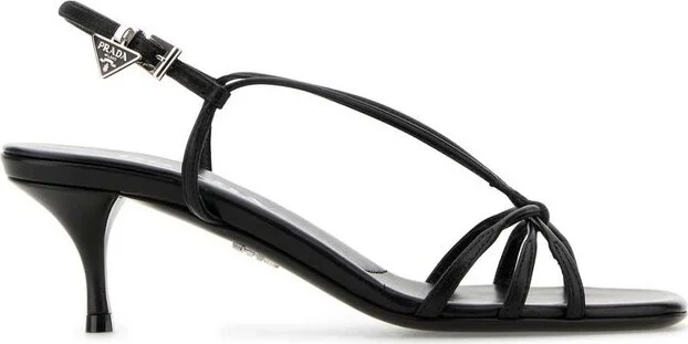 Prada Square-Toe Sandals