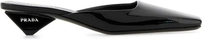 Prada Square-Toe Slip-On Mules