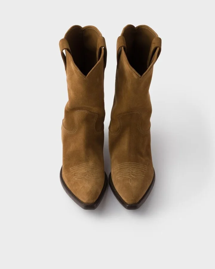 Prada Suede Boots - Image 2