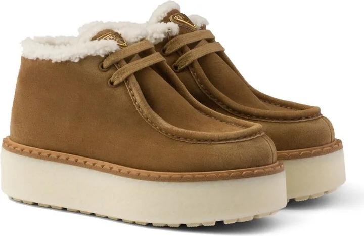 Prada Suede Chukka Boots - Image 2