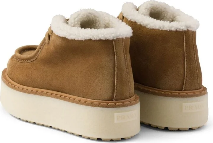 Prada Suede Chukka Boots - Image 3
