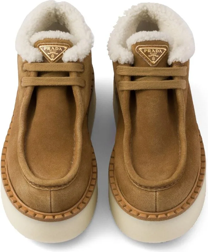 Prada Suede Chukka Boots - Image 3