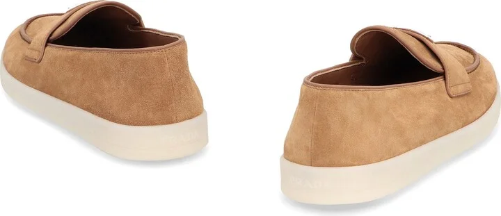 Prada Suede Loafers - Image 4