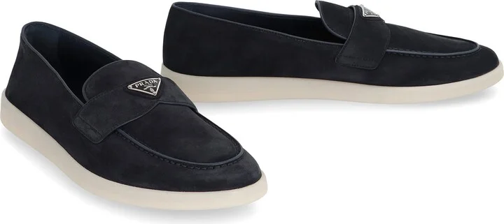 Prada Suede Loafers - Image 3