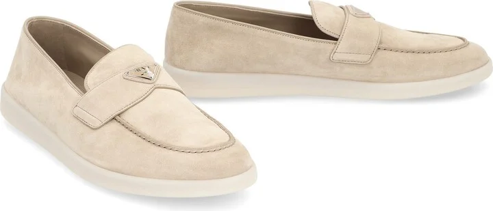 Prada Suede Loafers - Image 3