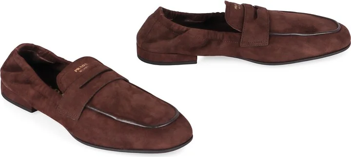 Prada Suede Loafers - Image 3