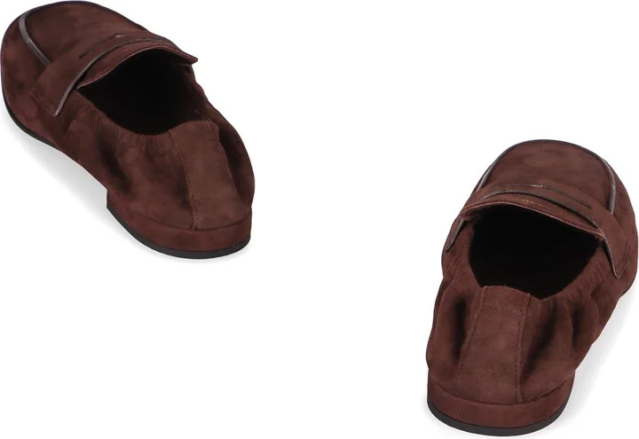 Prada Suede Loafers - Image 4