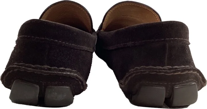 Prada Suede Logo Penny Driver Loafer (Authentic Pre-Loved) - Image 2